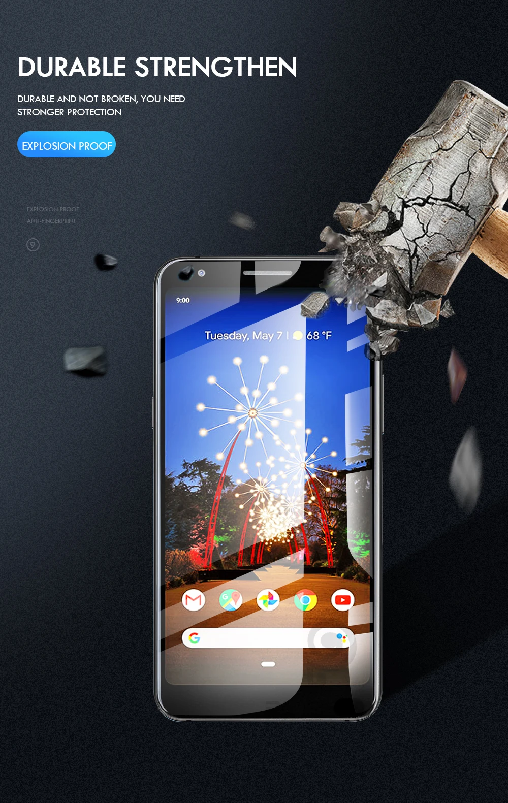 2 упаковки Защитное стекло для Google Pixel 3 4 3A полное покрытие экрана протектор для pixel 3A 4 XL 9H Закаленное стекло пленка