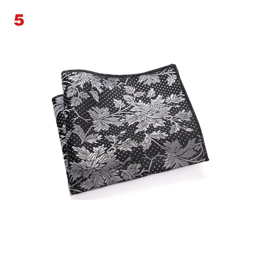 Винтажный Мужской Карманный платок с цветочным принтом в британском стиле