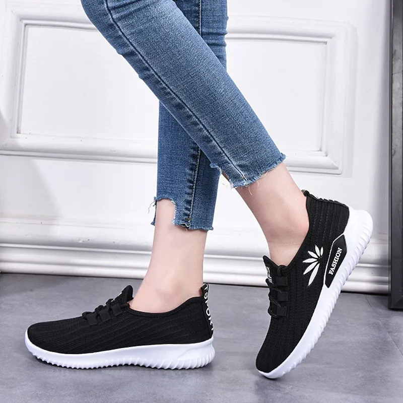 Женские кроссовки модные легкие из сетчатого материала на платформе 2019 | Обувь