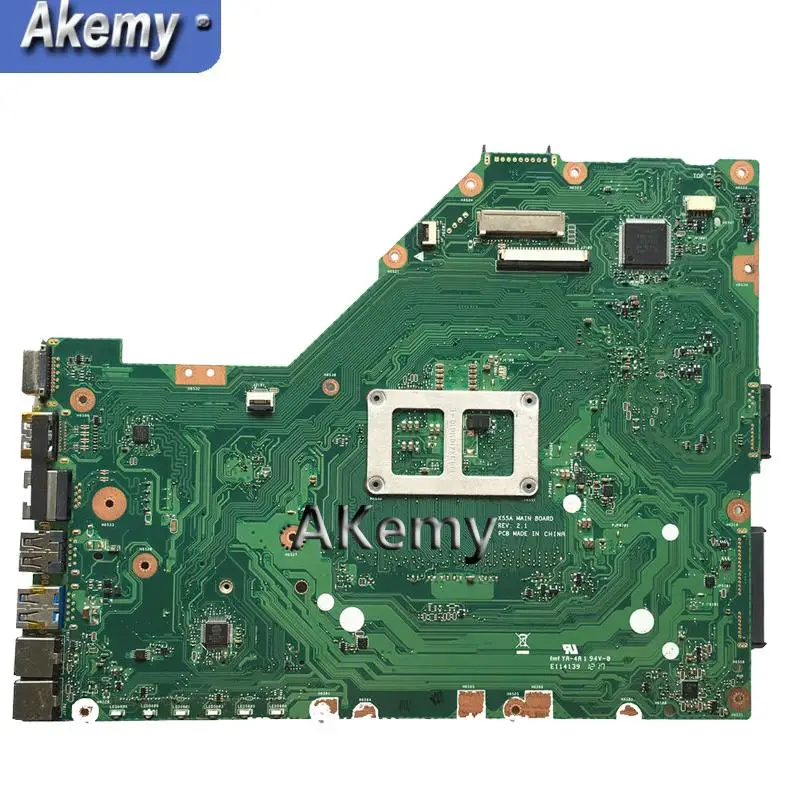 XinKaidi X55A материнская плата для ноутбука ASUS X55A ноутбук тест оригинальная материнская плата HM70 REV 2,1/2,2
