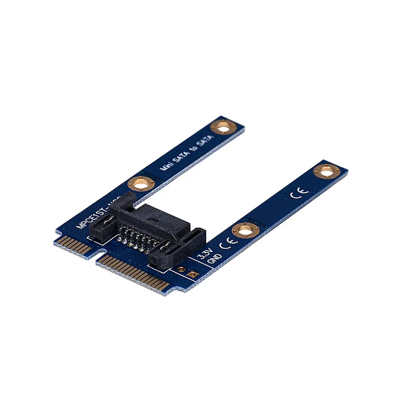 Расширенный компьютерный адаптер 2018 Новый мини PCI E mSATA SSD для плоского жесткого