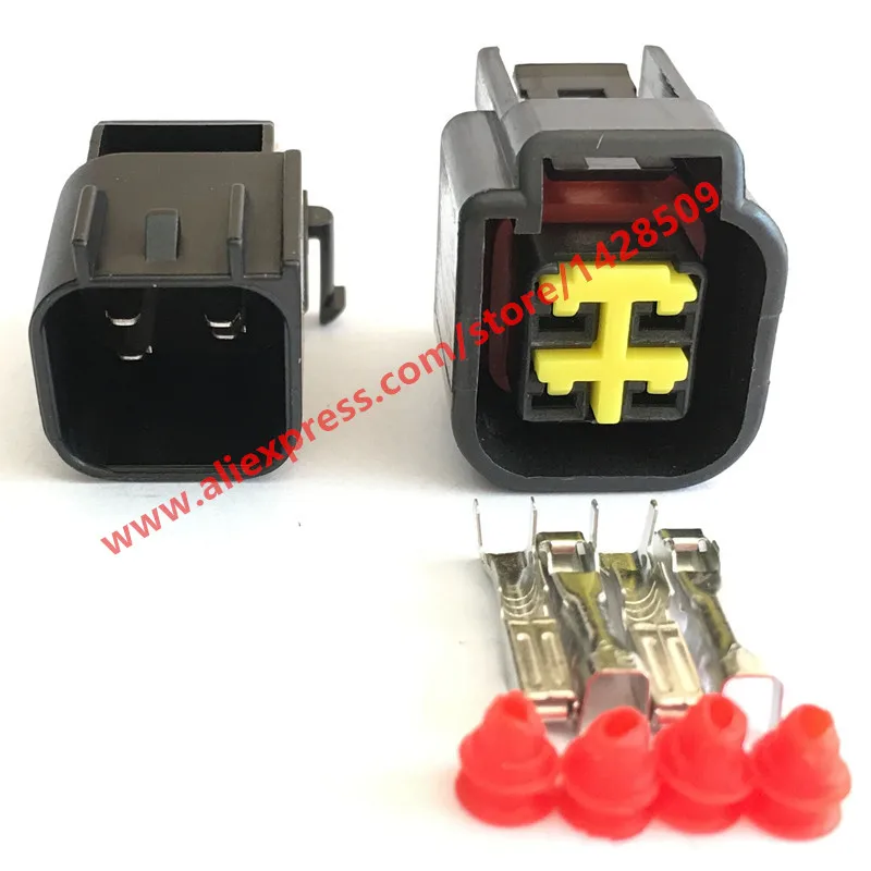 5 комплектов FWY-C-4F-B 12444-5504-2 4 пиновый Мужской PCB разъем автомобильный для Furukawa