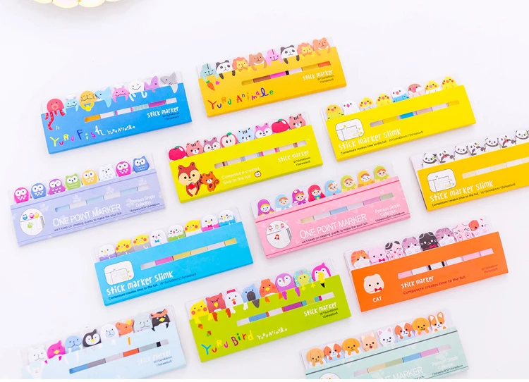 CXZY cat kitti rilakkuma sticky note kawaii index Блокнот записная книжка наклейка для планировщика пост милый лист канцелярские товары Корея 3B822
