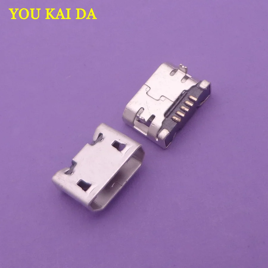 50 шт./лот для Lenovo PAD A1 07 E3 Mini Micro 5PIN USB разъем передачи данных Док станция