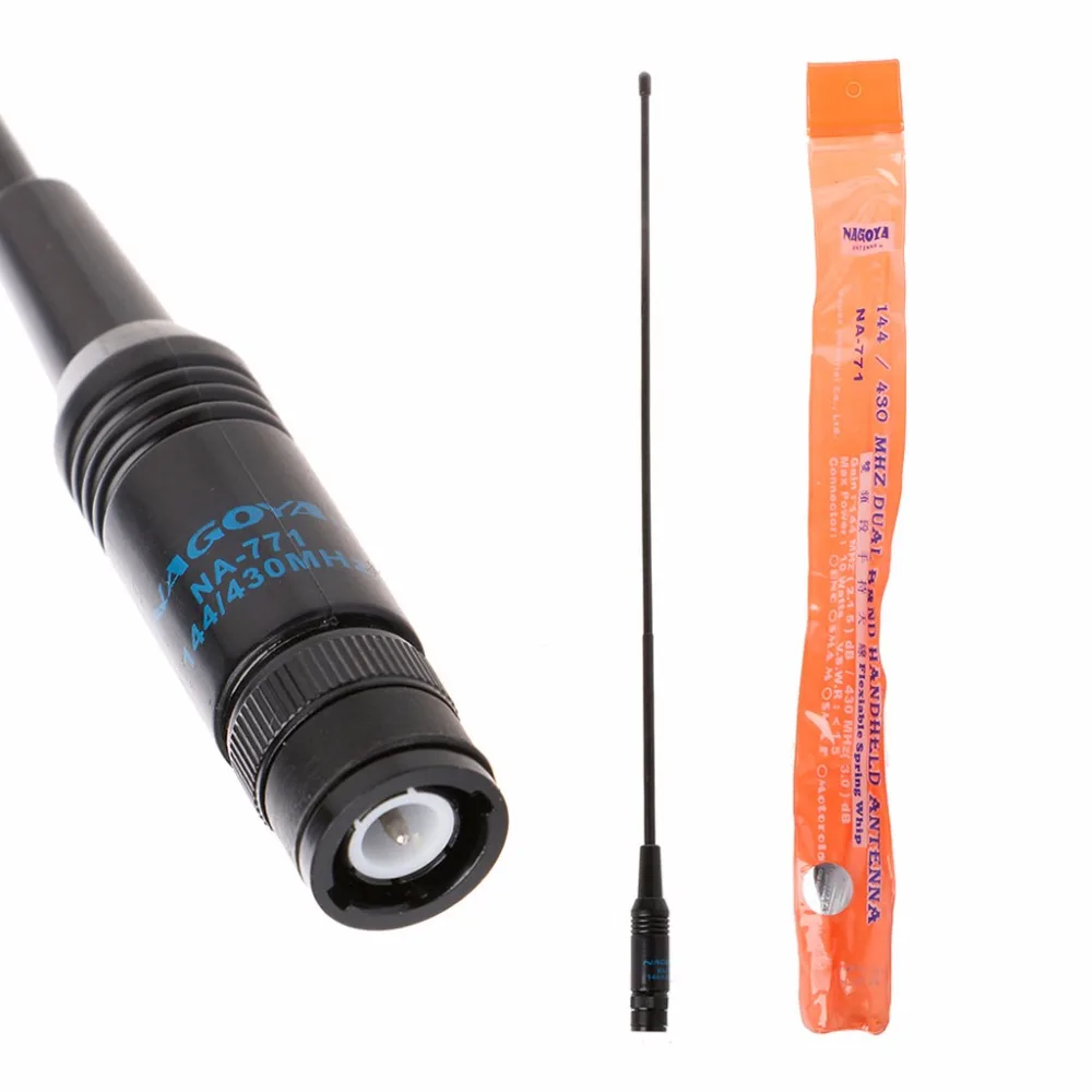 Бесплатная доставка NA 771 Двухдиапазонная VHF/UHF BNC рация портативная радио антенна