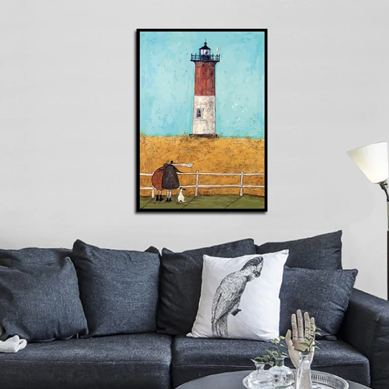 

Softheart Couple Nordic Illustration Art Print, Wall Painting Poster for Living Room Decoration, Canvas Graffiti Home Decor