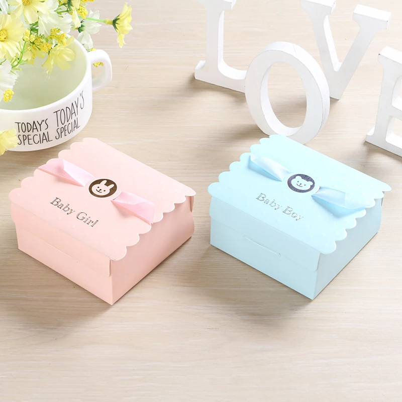 AVEBIEN 20 шт. мультяшный кролик насадка Baby Shower коробка конфет мальчик девочка