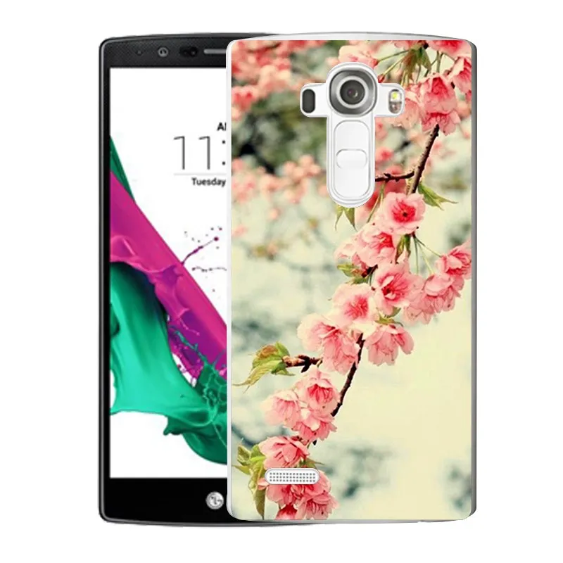 QMSWEI TPU Transparent Phone Case For LG K3 K4 K5 K8 Flora Chocolate Silicone Pineapple Printed Cover G3 G4 G5 V10 |