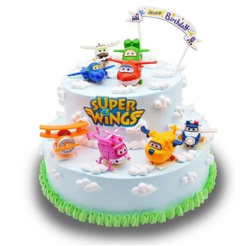 Крылья на день рождения торт Топпер кукла из ПВХ фигурки жениха и невесты День