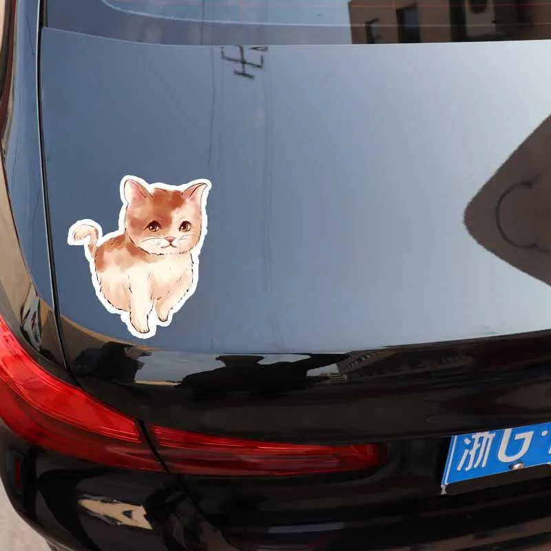 YJZT 13 2 см * 15 оригинальное животное кошка ПВХ автомобильный Стайлинг наклейка 5-1571 |
