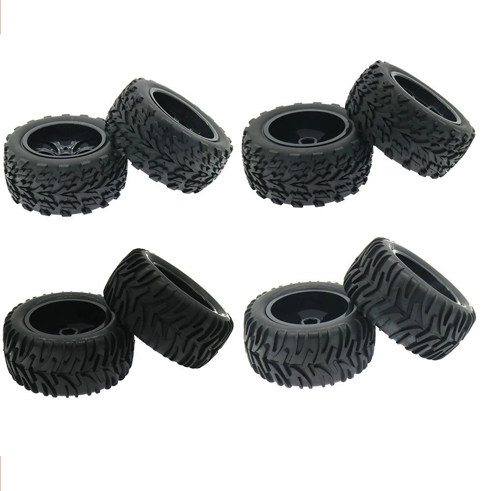 4 шт./компл. 7 спиц 10 обода колеса шины/шины набор для 1:10 большой ноги монстр