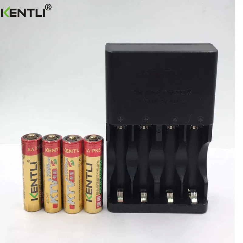 4 шт. перезаряжаемые литий ионные батарейки AA 1 5 в|li-ion battery|battery abattery |