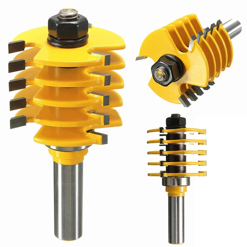 

1PC 1/2 inch Shank Joint Router Bit Adjustable Box & Finger Joint Router Bit For Woodworking Cutter Power Tool
