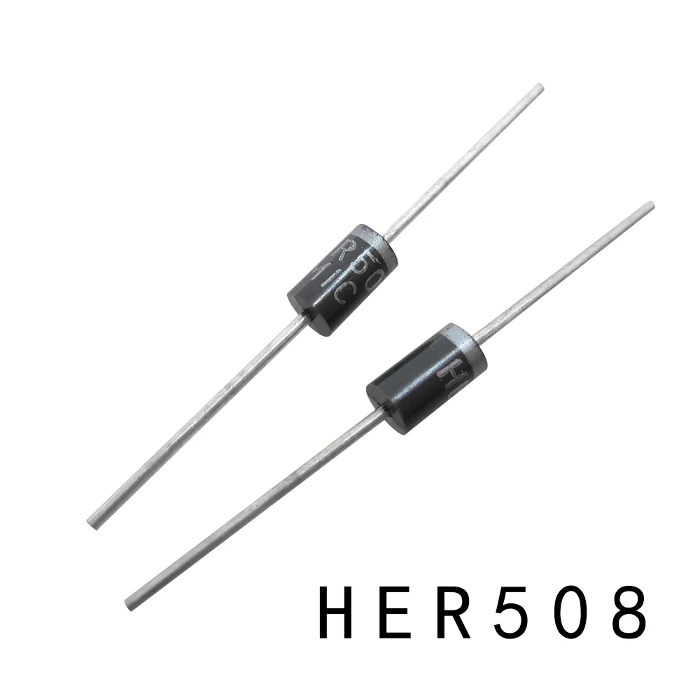

new 100pcs /lot HER508 5A 1000V High efficiency rectifier diode