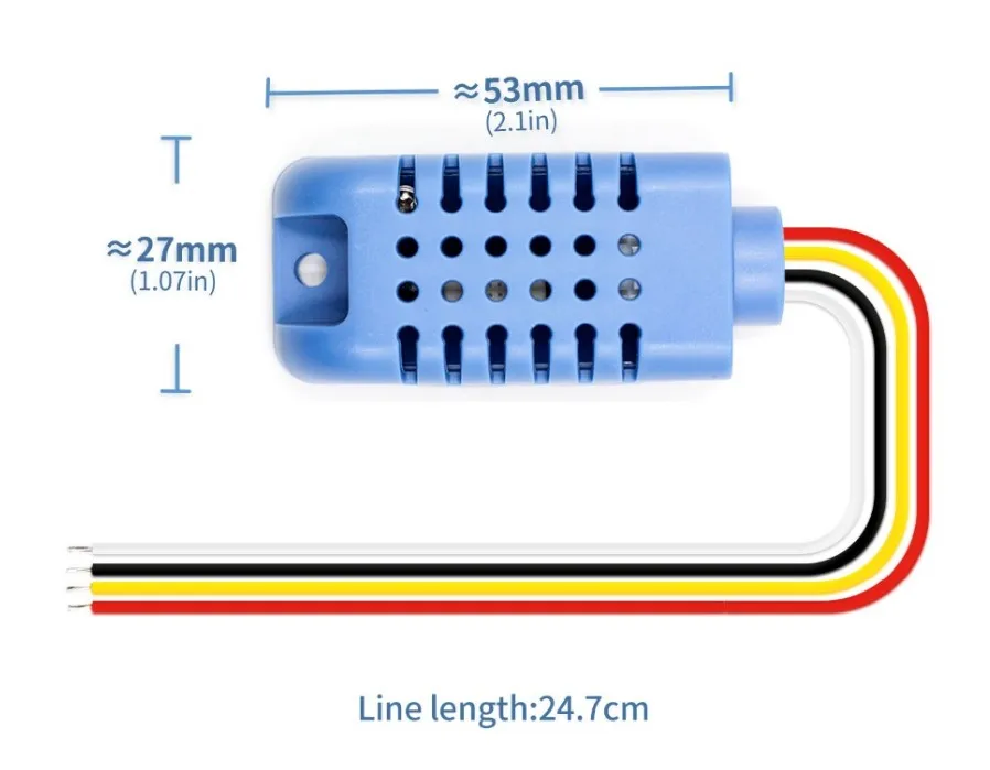 

New AMT1001 4.75V-5.25V Resistive Temperature And Humidity Sensor Module Probe Connector