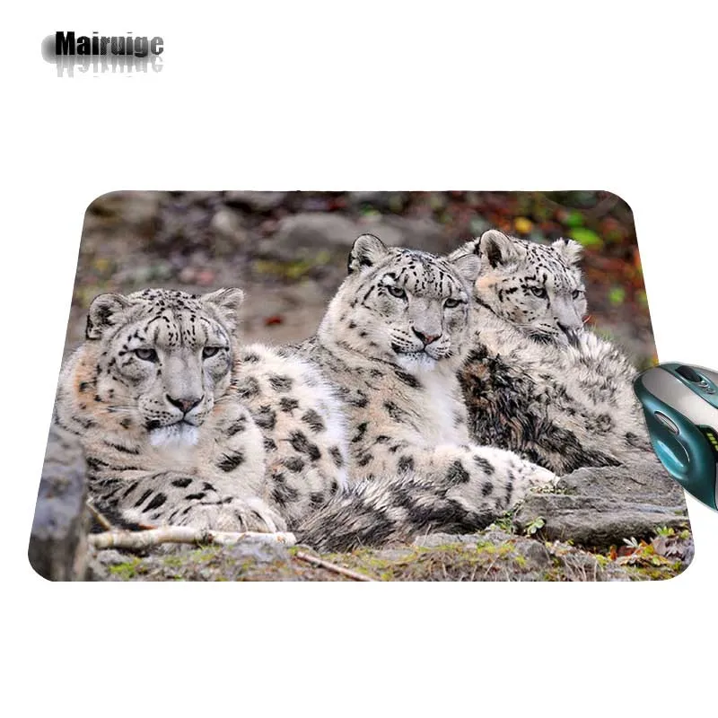 Резиновый коврик для мыши с изображением белого тигра 18*22 и 25*29 см|gaming mouse pad|mouse