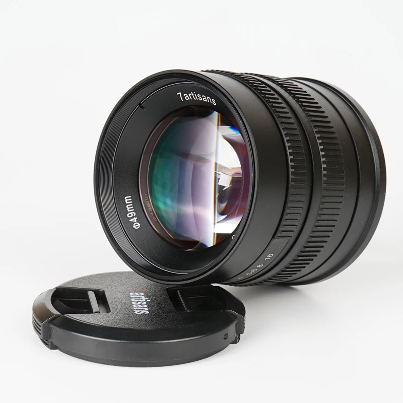 7artisans 55 мм F1.4 портрет ручная фокусировка Камера объектив APS C для Canon EOS M Fuji Sony Olympus