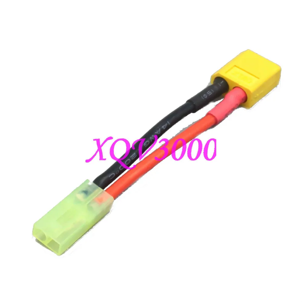 RC XT60 Male To MINI TAMIYA Female зарядное устройство адаптер свинца 14AWG 5 см провод для