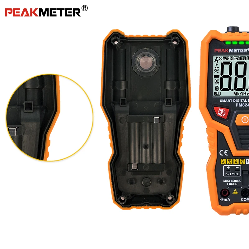 Peakmeter PM8248S умный автоматический профессиональный мультиметр Вольтметр с