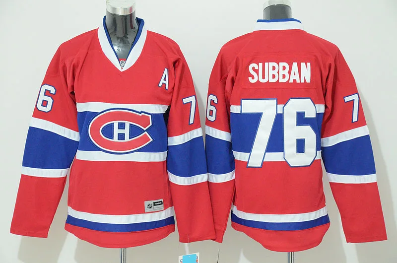 Wholesale Cheap Montreal Canadiens Womens Jersey #76 P.K. SUBBAN Red Ice Hockey 2255 | Спорт и развлечения