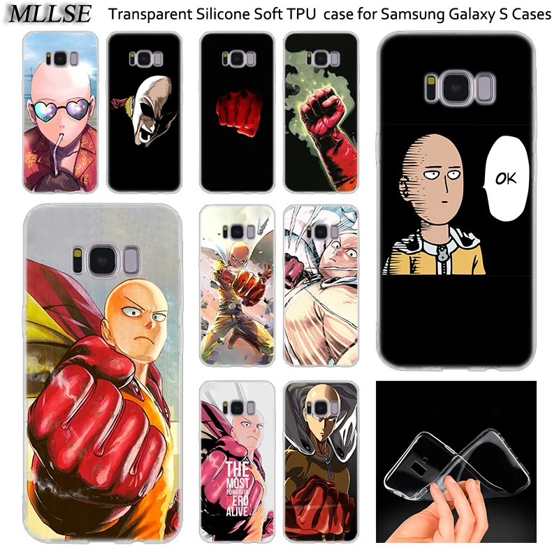 Мягкий силиконовый чехол с аниме One Punch Man для Samsung Galaxy Note 10 Plus S8 S9 S10 5G S6 S7 Edge S5 S10e 5