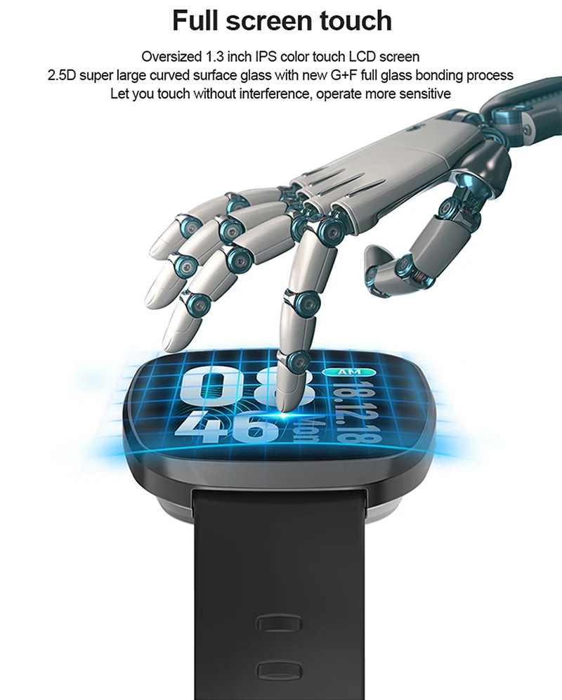 Новые умные часы для мужчин и женщин водонепроницаемые фитнес трекер кровяного