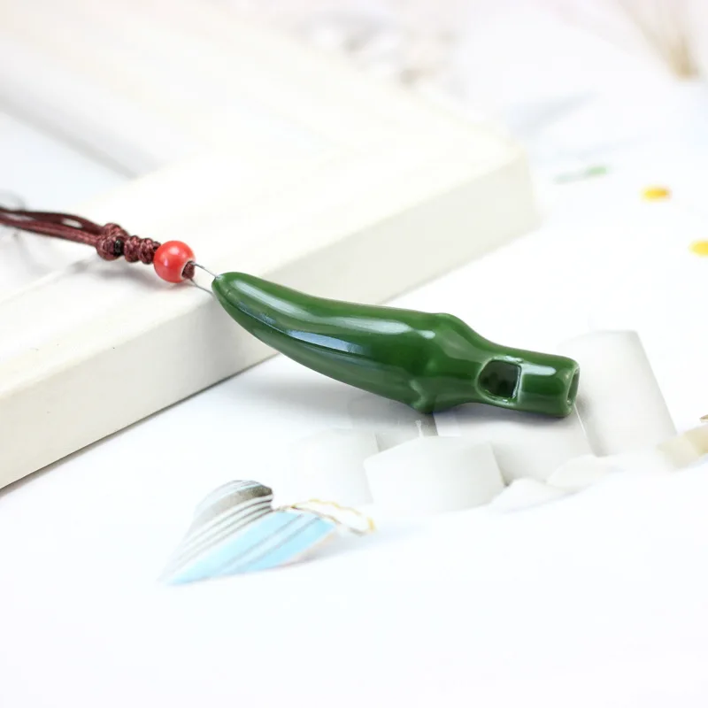 12 шт./лот Чили свисток керамические ожерелья для женщин ювелирные изделия мужчин