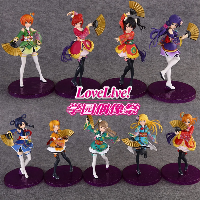 Лидер продаж фигурка японского аниме Love live из ПВХ 18 см 1 шт. Кимоно ver экшн