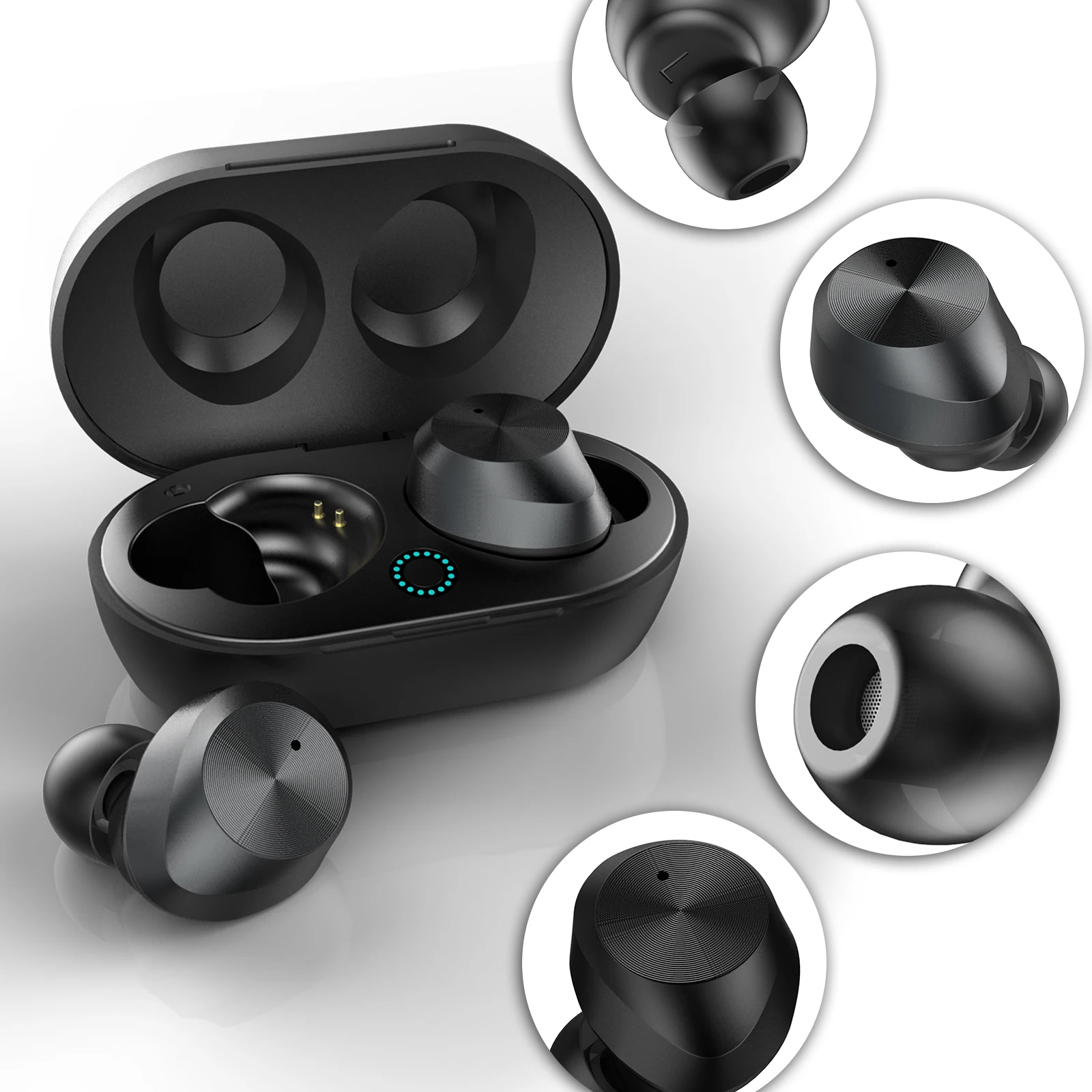 TWS-9 Bluetooth 5,0 настоящие Беспроводные наушники с сенсорным управлением Водонепроницаемые TWS беспроводные наушники bluetooth-гарнитура