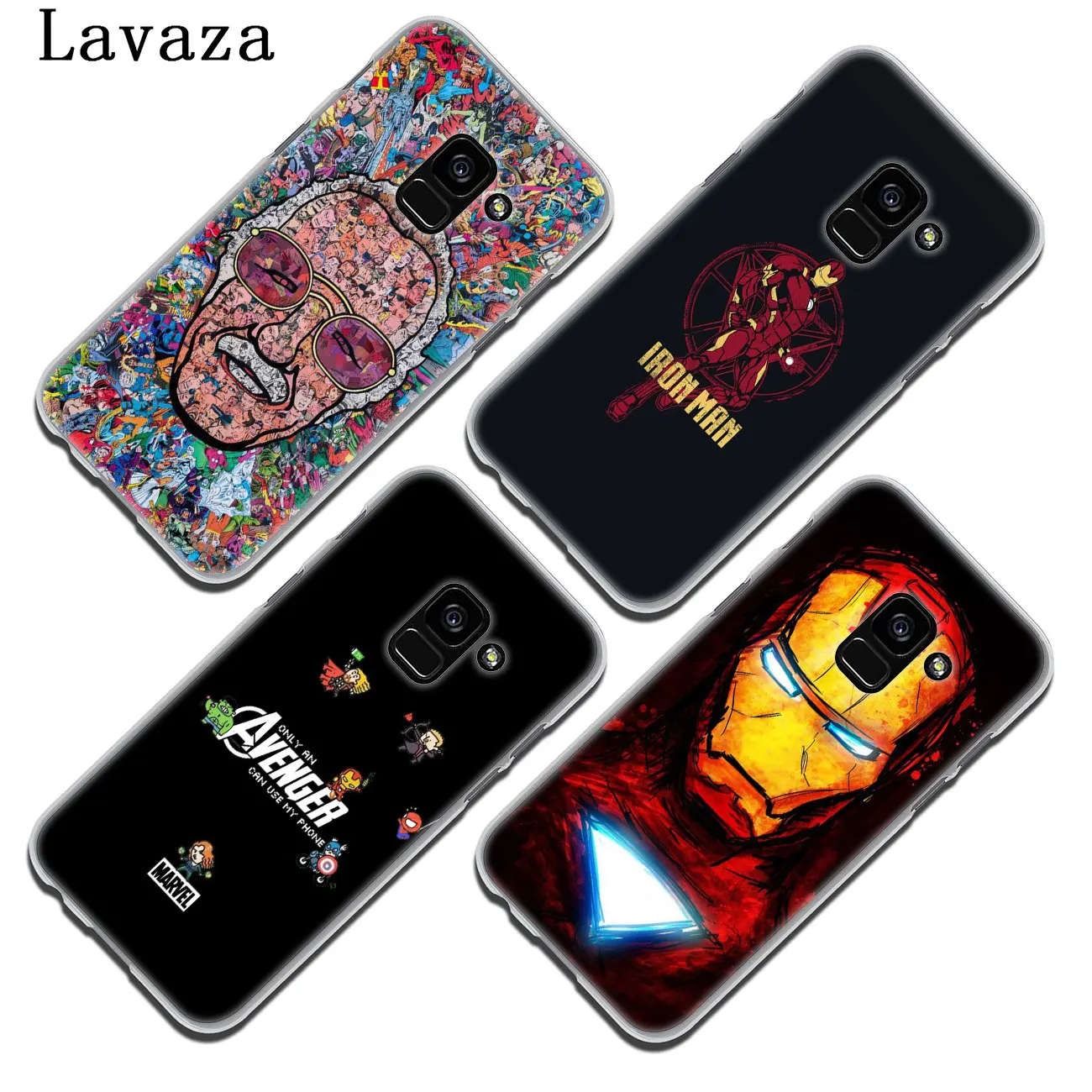 Чехол для телефона Lavaza с человеком пауком Железным Marvel Samsung Galaxy J8 J7 Duo J6 J5 J4 Plus 2018 2017