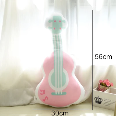 Guitar INS стильная креативная Милая декоративная подушка, плюшевая Двусторонняя Подушка с принтом для украшения дома, розовая подушка, подушка, подарок для девочки - Цвет: Guitar