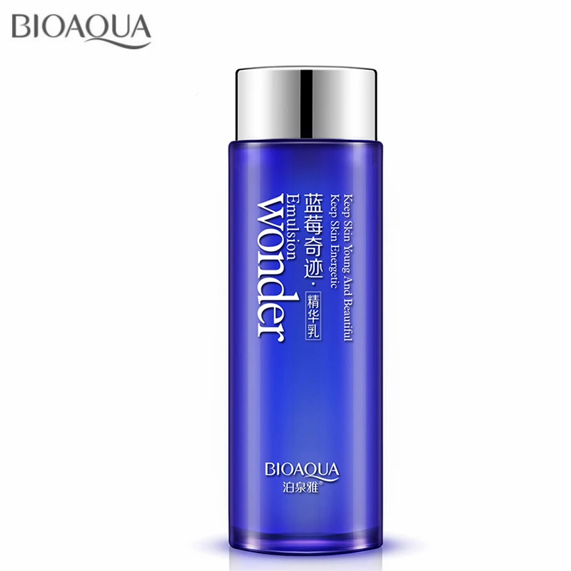 

BIOAQUA Brand Blueberry Wonder Essence Face Lotion Skin Care Deep Moisturizing Anti Wrinkle Face Care Whitening Cream 120ml