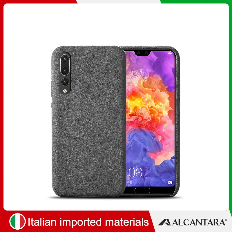 Чехол для мобильного телефона SanCore HUAWEI P20 pro phoneCase из кожи ALCANTARA все включено модный