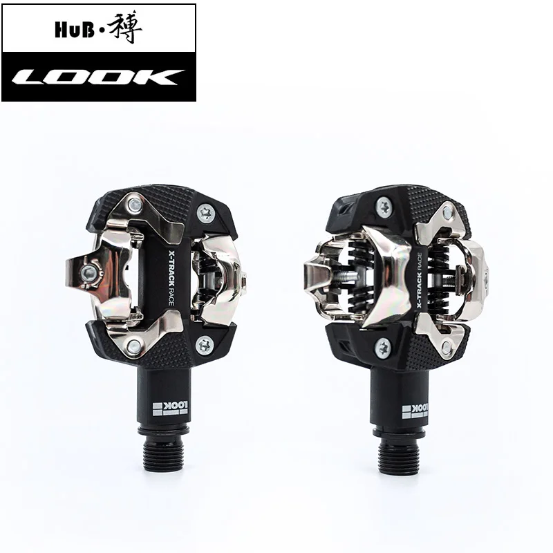 Посмотрите X-TRACK гоночные педали mtb с шипами велосипедная педаль самоблокирующаяся педаль MTB совместима с Shimano система SPD BXM запчасти