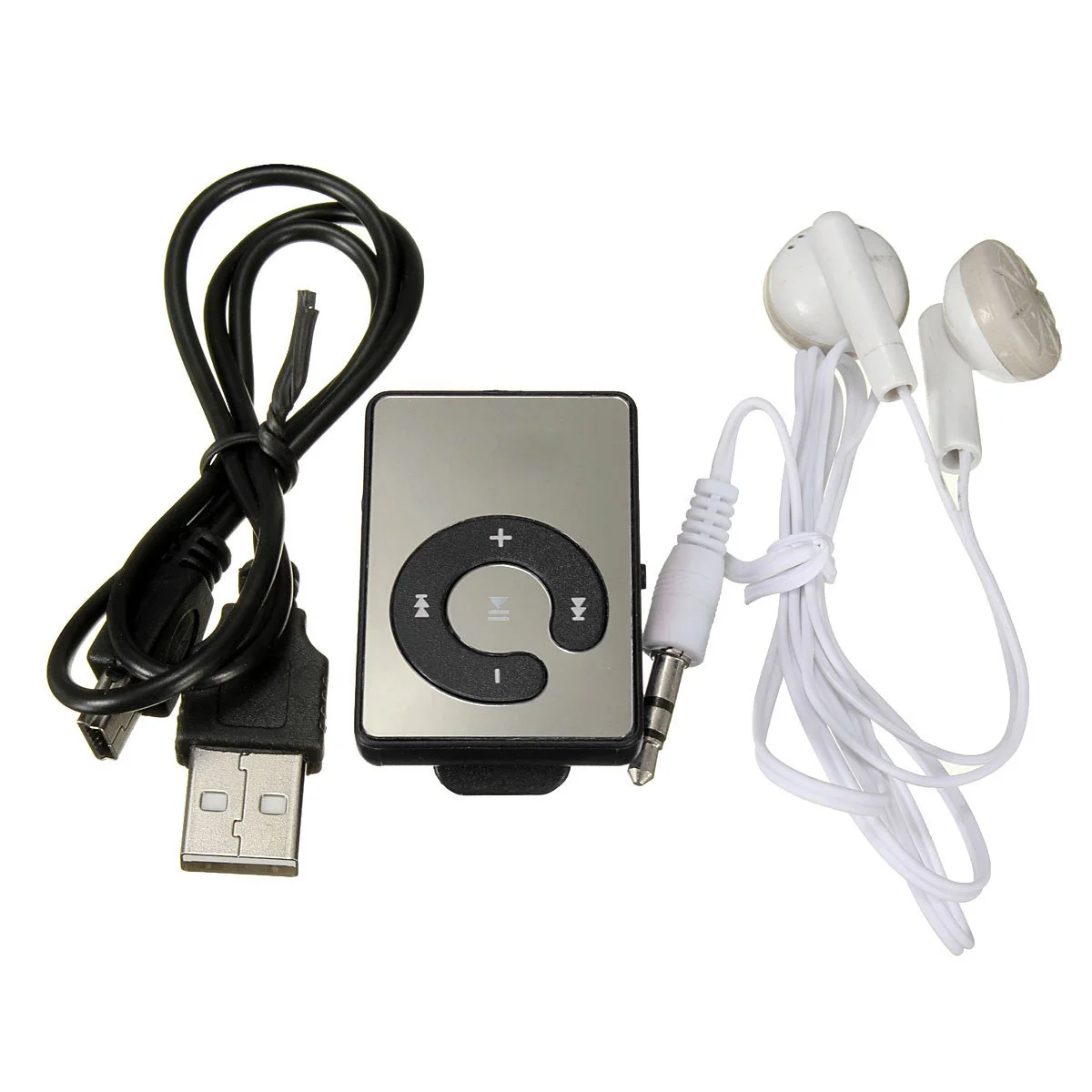Лучшие предложения 5 шт. мини музыкальный mp3 плеер с USB кабелем наушниками