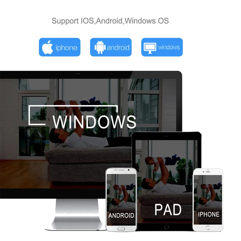 Ip-камера JIENU 1080P для системы видеонаблюдения 1920*1080 |