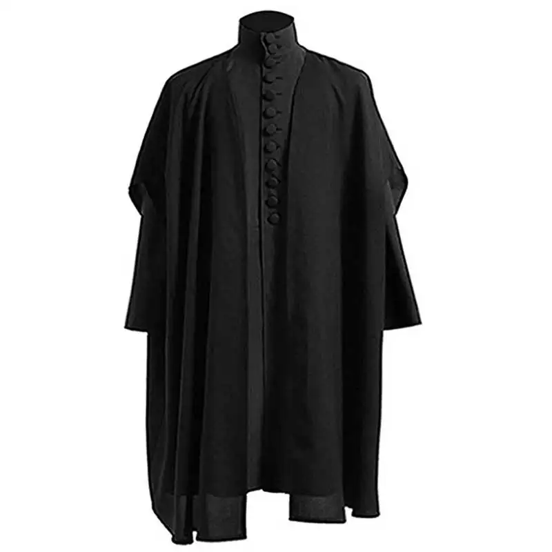 Cloak and uniform Men Women Halloween Costume Professor Severus Snape Hogwarts School Cloak Deathly Hallows Magic Robe Professor Uniform - Цвет: Cloak and uniform