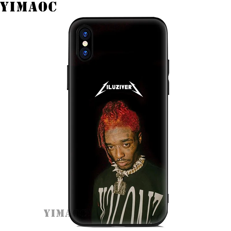 YIMAOC Lil Uzi Vert Soft Silicone Case for iPhone 11 Pro Xr Xs Max X or 10 8 7 6 6S Plus 5 5S SE Cover |