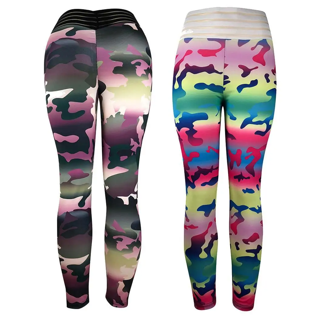 Женские повседневные эластичные леггинсы для фитнеса йоги стандартной длины по