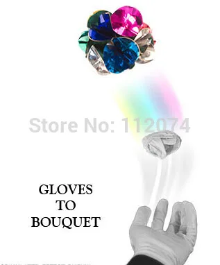 Перчатки к букету Волшебные трюки Весенний букет Появляющийся волшебный цветок