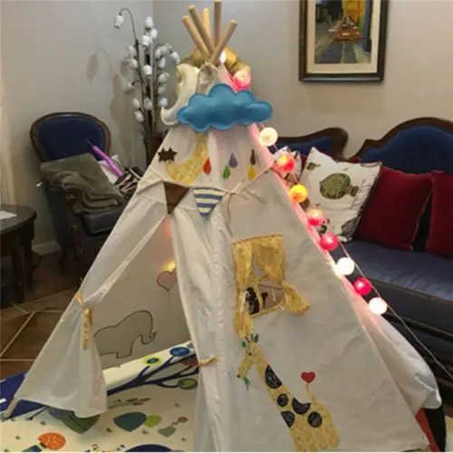 Симпатичная ручная работа дождь облака подвесная палатка товары для декора на