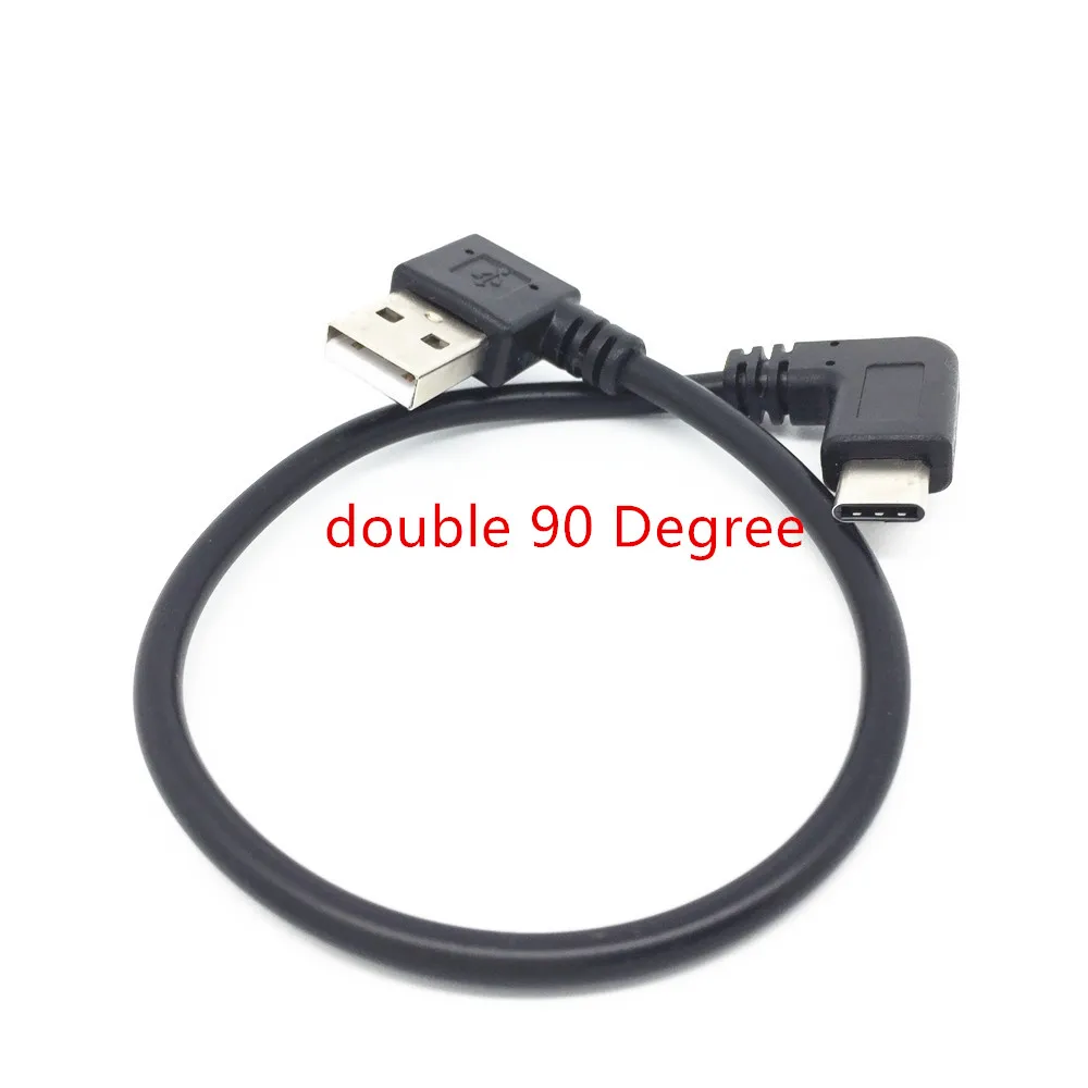 Угловой USB-кабель с разъемом под углом 90 градусов Кабели USB Type-C для HTC U11 EYEs + LIFE U UITA