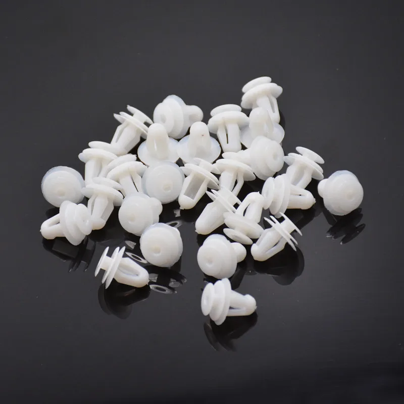 50 шт. белые пластиковые заклепки фиксатор крыльев нажимные зажимы для Honda Pilot S2000