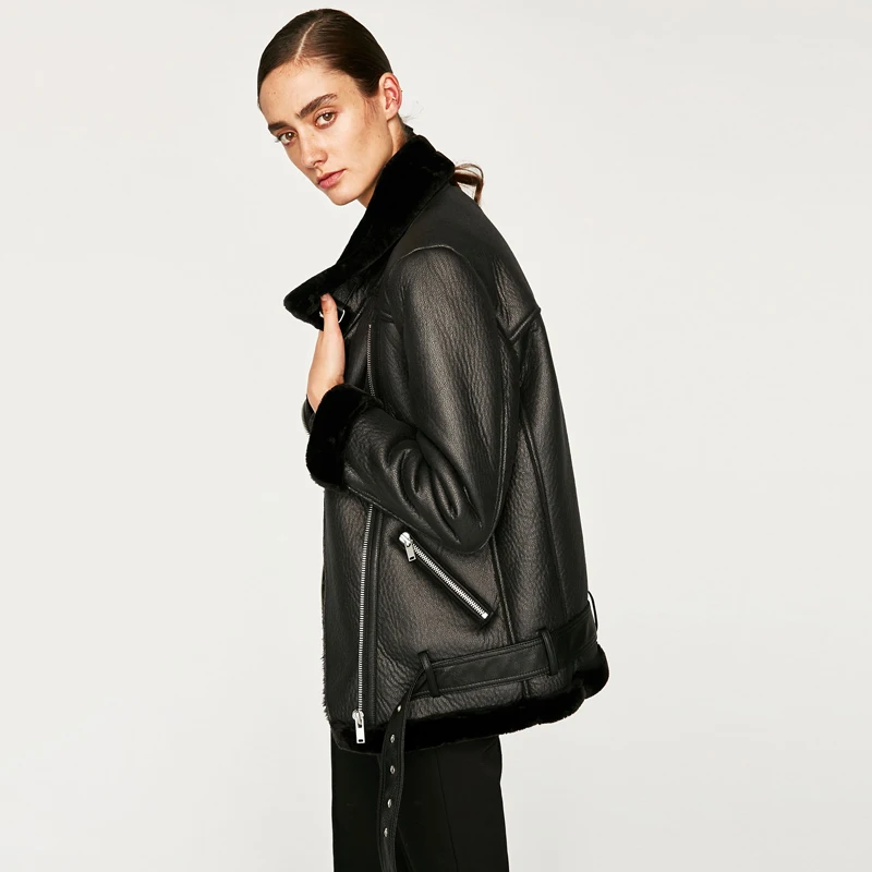 

Vintage Fashion Women Faux Fur Coat Automotive Designer Brand Streetwear Plus Size Autumn Winter Woman Overcoat Party Wear W003