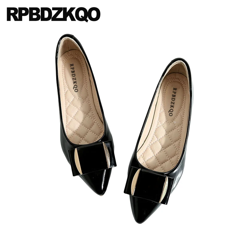 Обувь с острым носком без застежки на 11 лук 2021 металлический Женская обувь