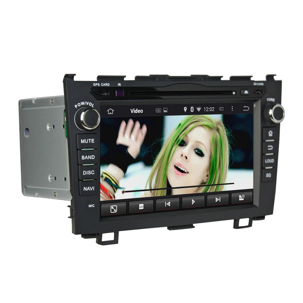 HD Quad Core 4 A9 1.6GHz 1024X600 Android 4.4.4 Car DVD Player Radio For Honda CRV 2006 - 2011 3G WIFI GPS Navigation USB VIDEO |
