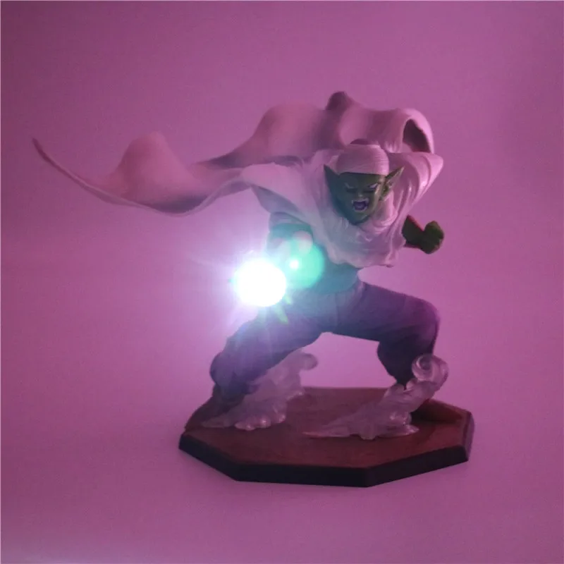 Драконий жемчуг Z Piccolo ПВХ фигурка ночник Игрушка Аниме настольная лампа Жемчуг
