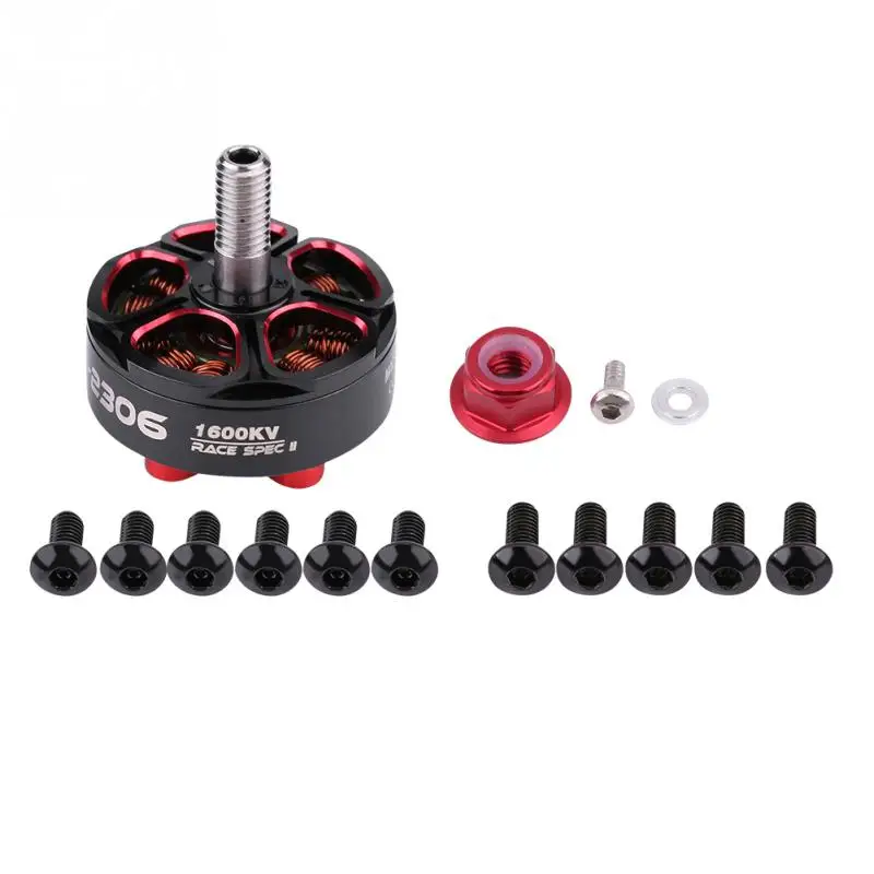 CW 1600KV EMAX Metal RSII 2306 3-6S CW CCW 1600KV 1700KV 1900KV FPV гоночный Квадрокоптер мотор запасная часть для радиоуправляемых моделей для дистанционного управления Дрон 12N14P - Цвет: CW 1600KV