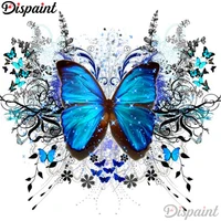 dispaint full squareround drill 5d diy diamond painting animal butterfly embroidery cross stitch 3d home decor gift a10626