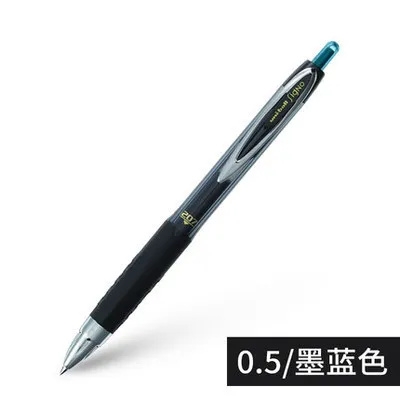 Black Blue 1 шт Mitsubishi Uni-Ball UMN-207 Signo 207 Выдвижная гелевая чернильная Ручка-роллер 0,5 мм японский черный цвет - Цвет: Black Blue